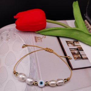 Gold Eye Bracelet