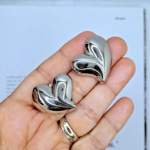 Silver Heart Earring