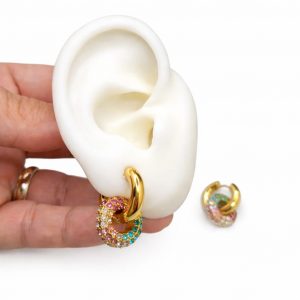 Colorful Donut Earring