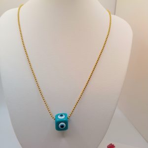 Cube Eye Turkish Necklace