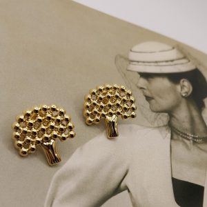 Gold Tree Earring