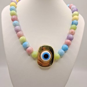 Colorful Eye Necklace