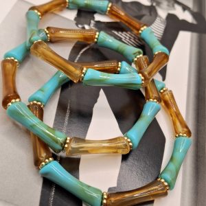 Turquoise Bamboo Bracelet