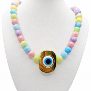 Colorful Eye Necklace