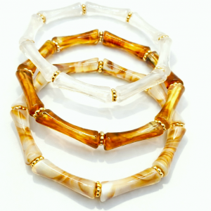 Cream Bamboo Bracelet